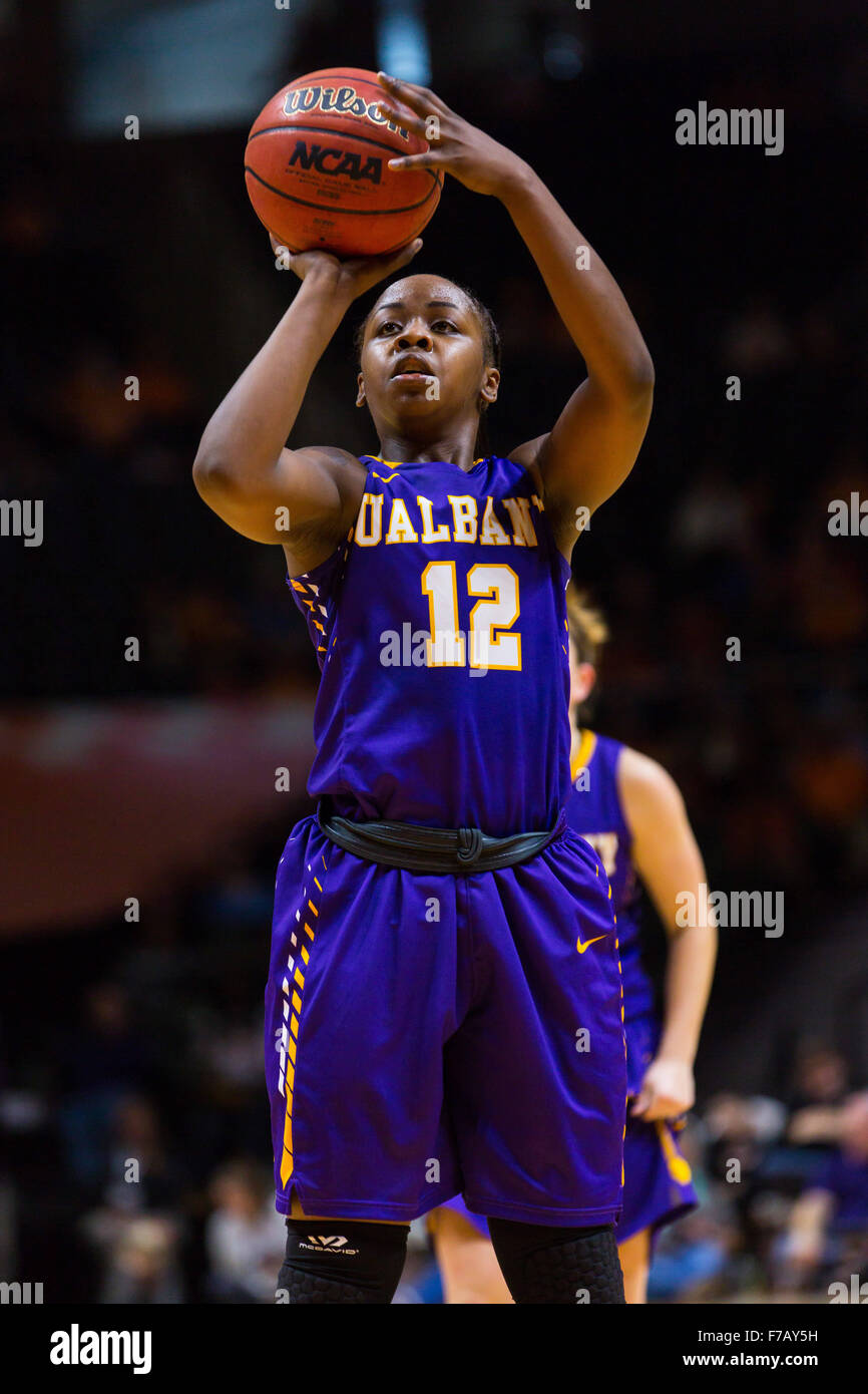 November 27, 2015 Imani Tate 12 of the Albany Great Danes shoots a