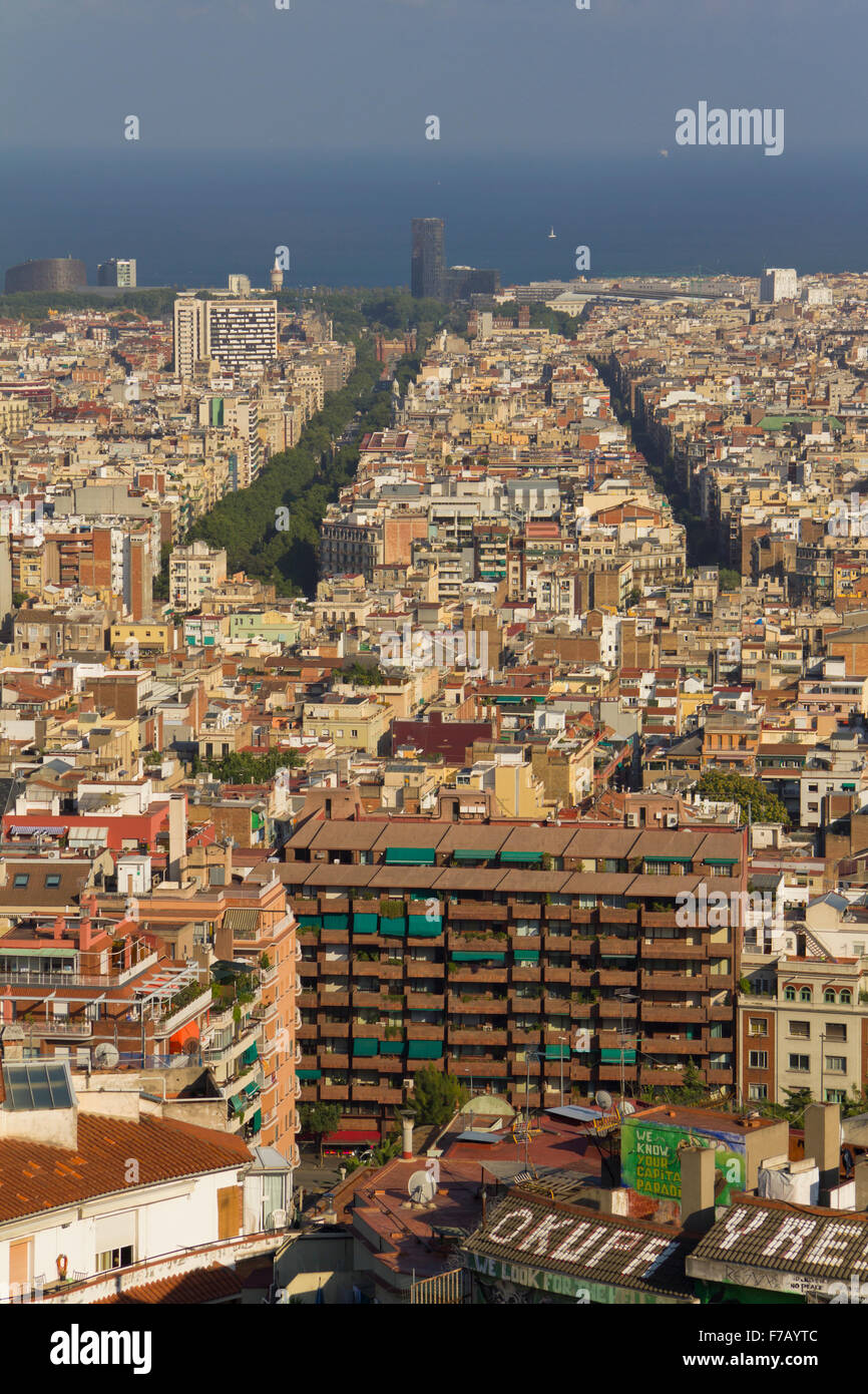City view of Barcelona Stock Photo - Alamy