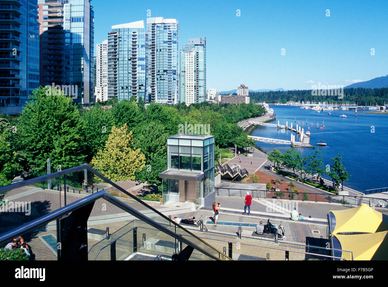 Vancouver, British Columbia, Canada Skyline at Coal Harbour, Highrise