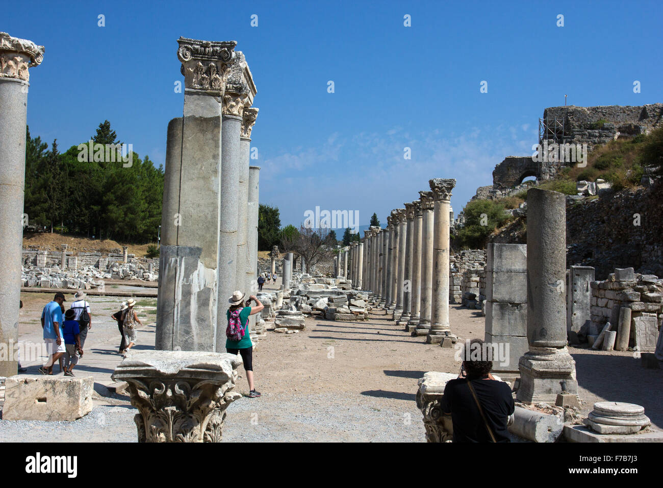 Ephesus ruins in Turkey Stock Photo - Alamy