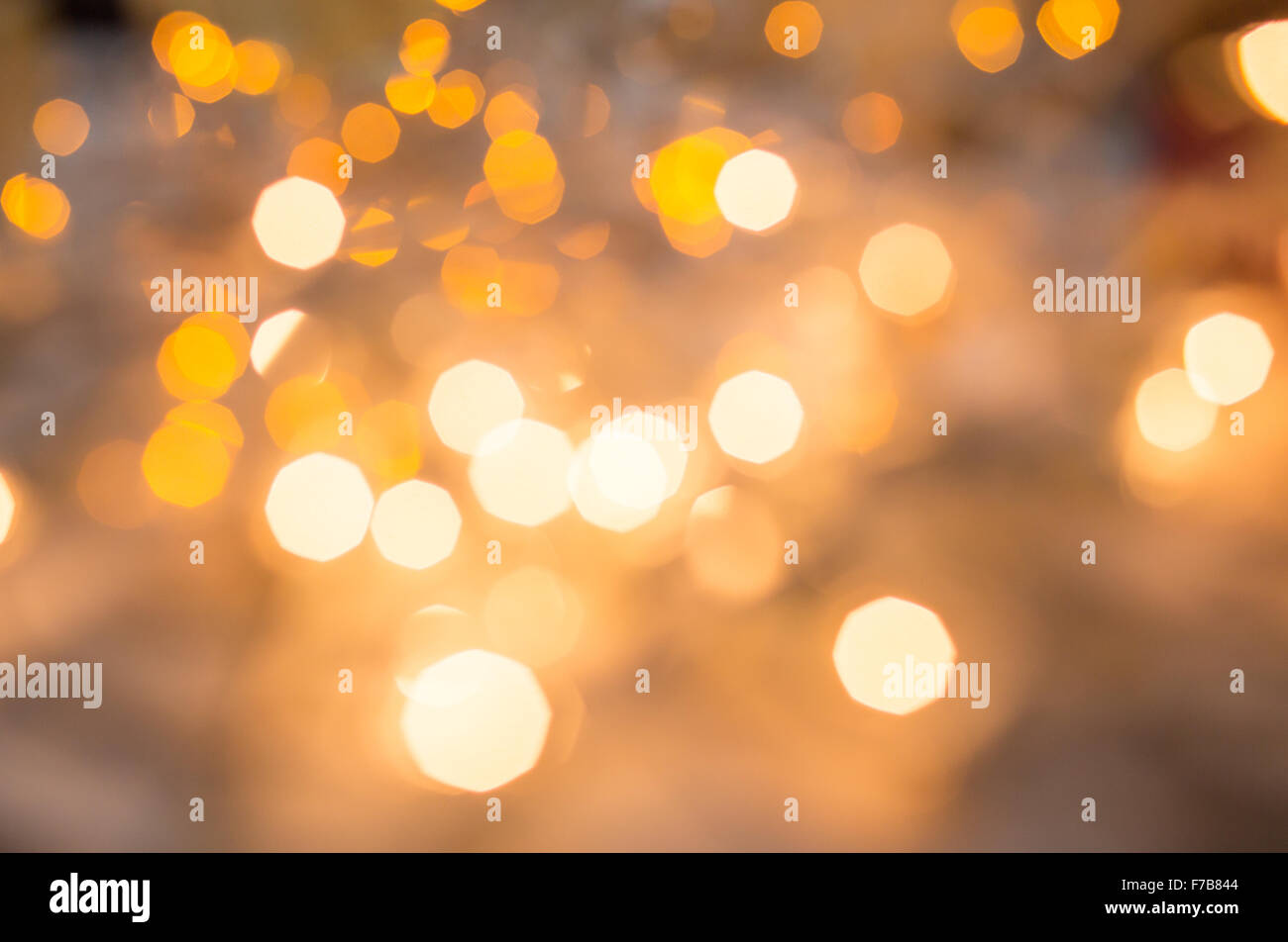 Gold christmas lights background Stock Photo Alamy
