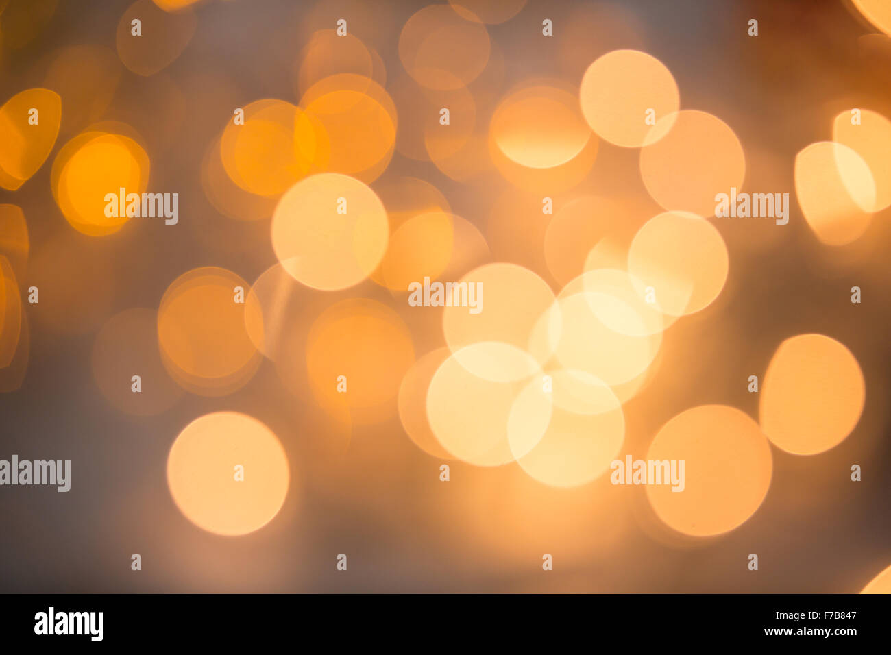 Gold christmas lights background Stock Photo - Alamy