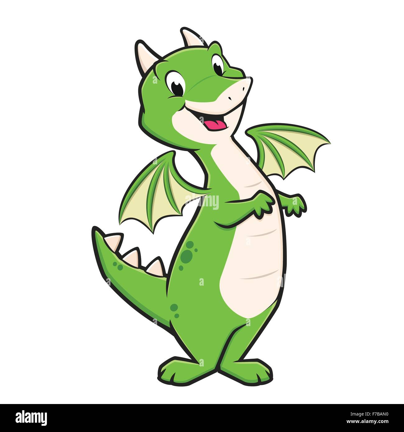 Cartoon dragon funny monster hi-res stock photography and images - Alamy