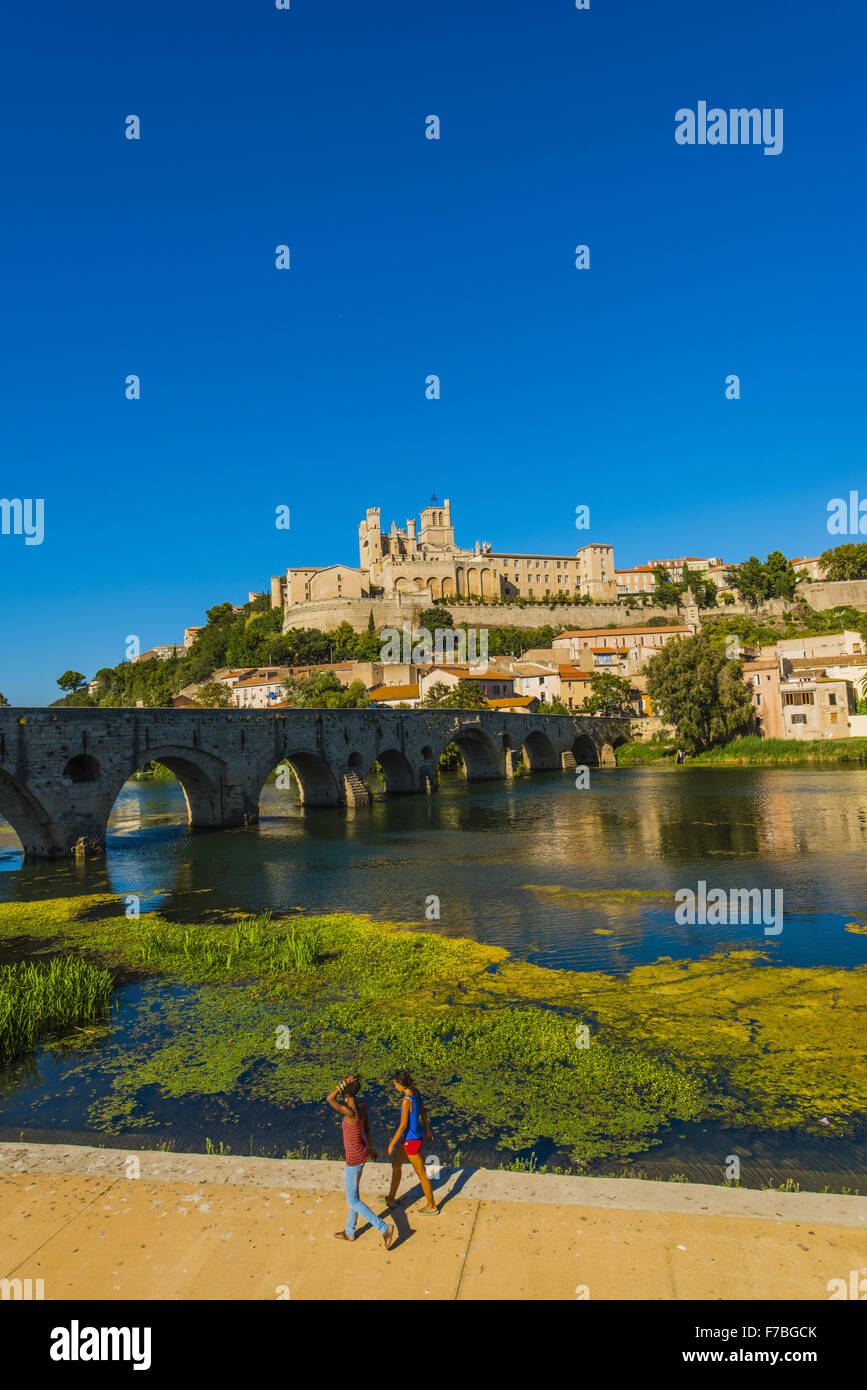 Saint Nazaire Cathedral, Beziers, France, Languedoc Roussillon Stock