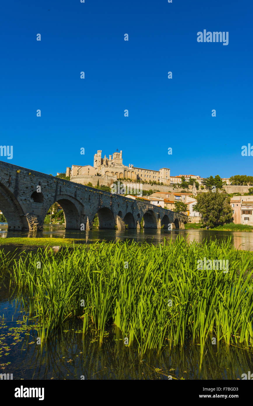 Saint Nazaire Cathedral, Beziers, France, Languedoc Roussillon Stock
