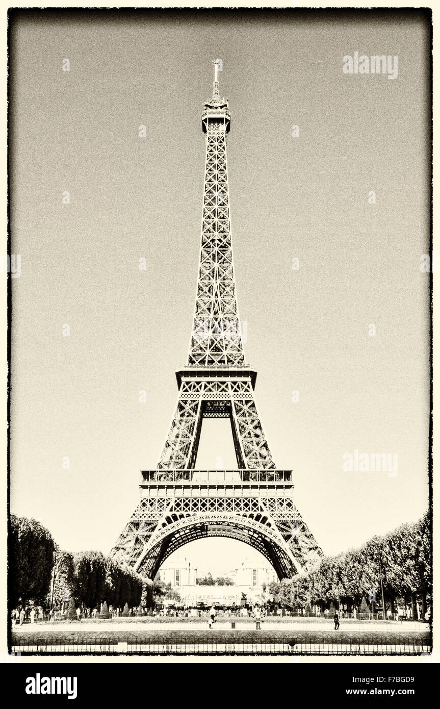 Paris, Eiffelturm, Tour Eiffel, Frankreich, France Stock Photo