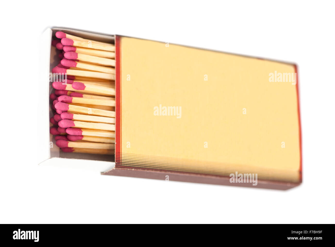 matches in box isolated on white Stock Photo Alamy