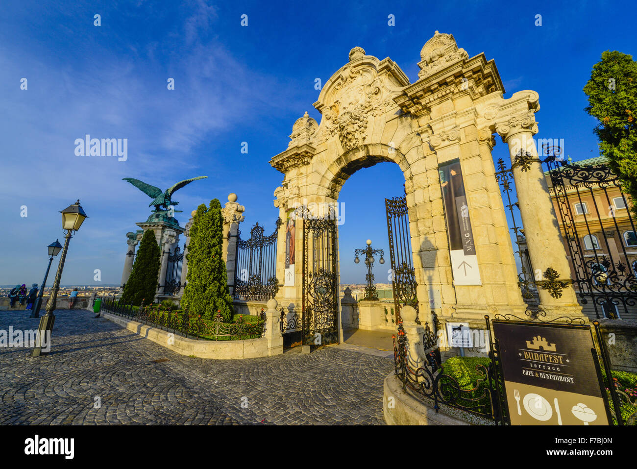 Castle hill in Budapest, Hungary, Budapest Stock Photo - Alamy