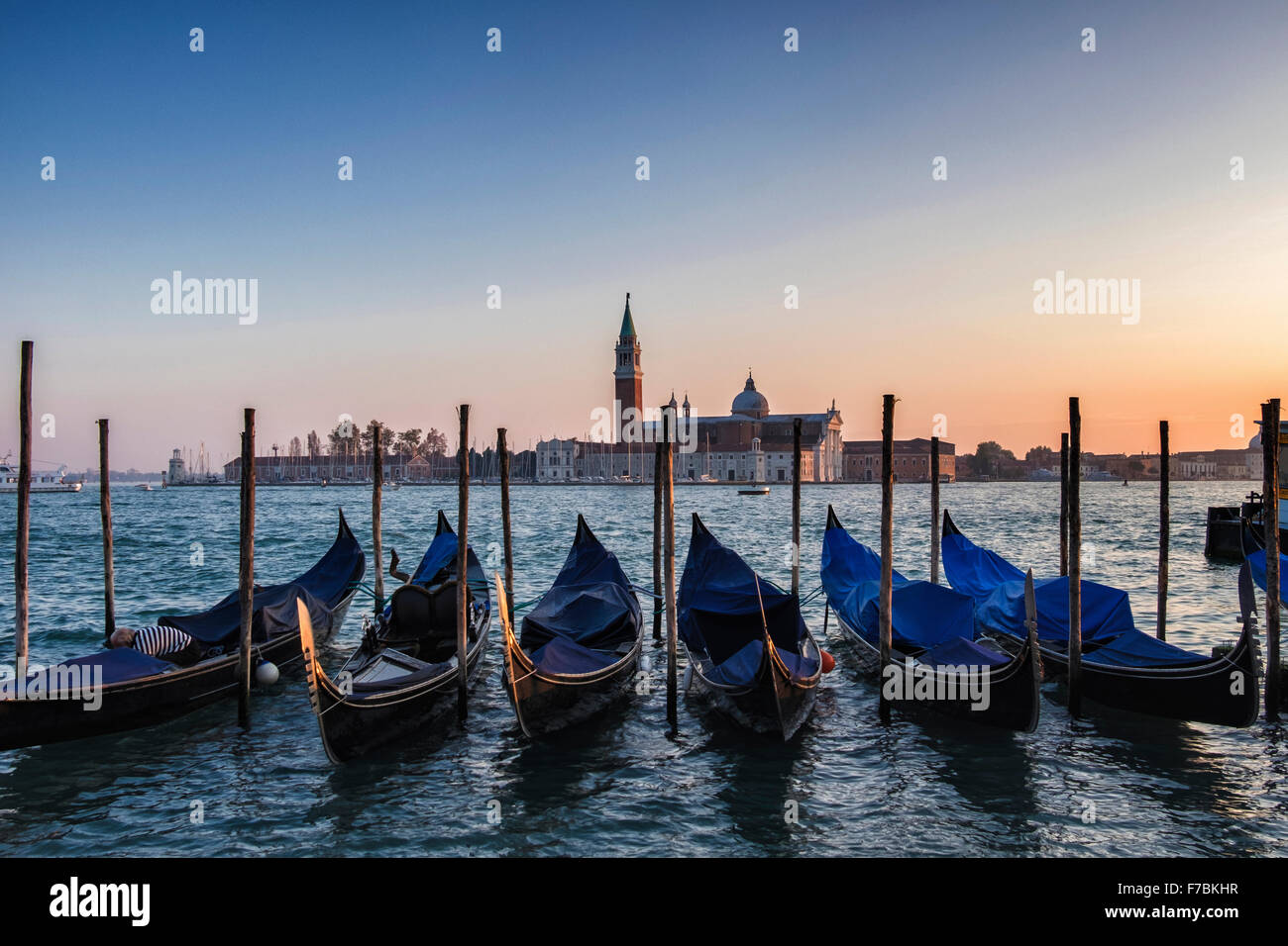 Venice, Italy, St Marks Basin with Roman Catholic Church of San