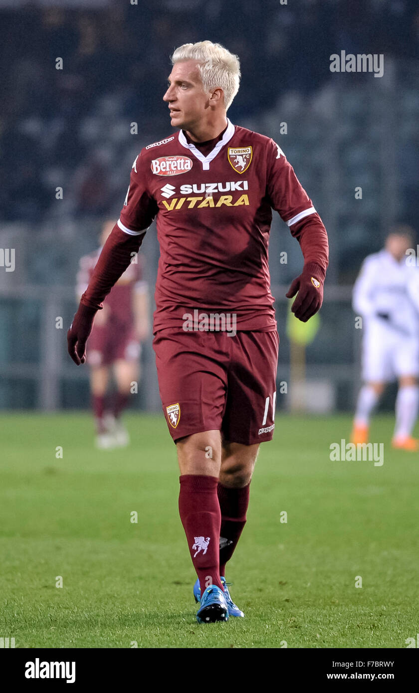 Maxi Lopez in action during the Serie A match between Torino FC and Bologna FC. (Photo by Nicolò Campo / Pacific Press) Stock Photo