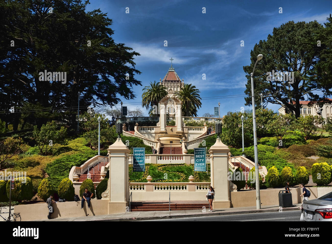 Campus of University of San Francisco Stock Photo Alamy