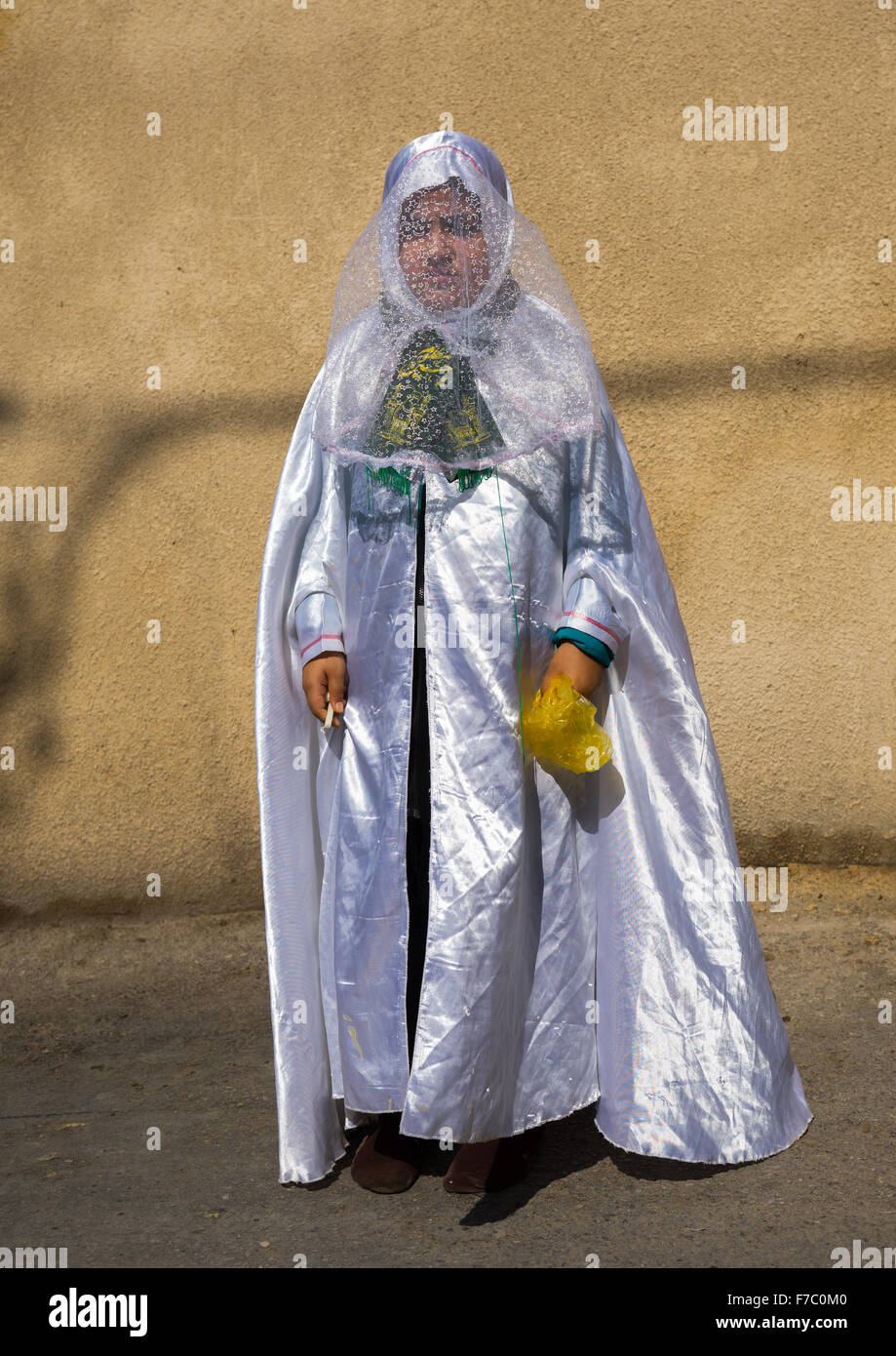 Iranian Shiite Muslim Girl Mourning Imam Hussein On The Day Of Tasua