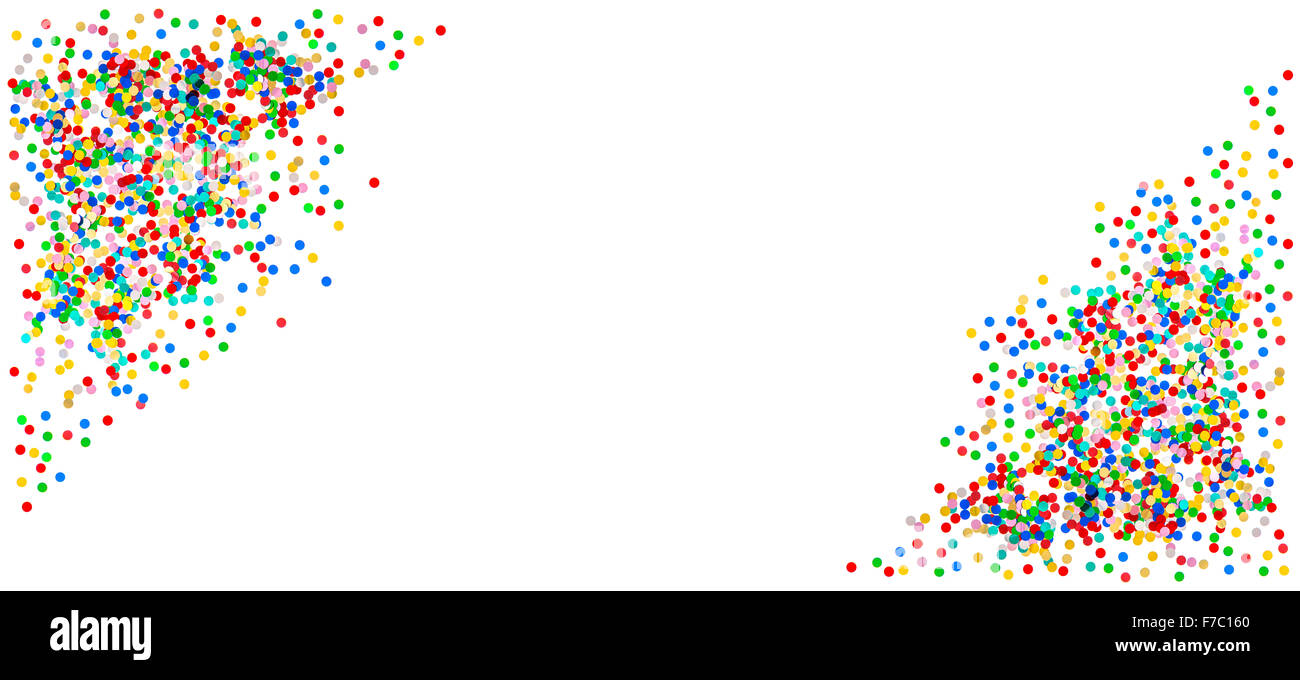 confetti banner background birthday