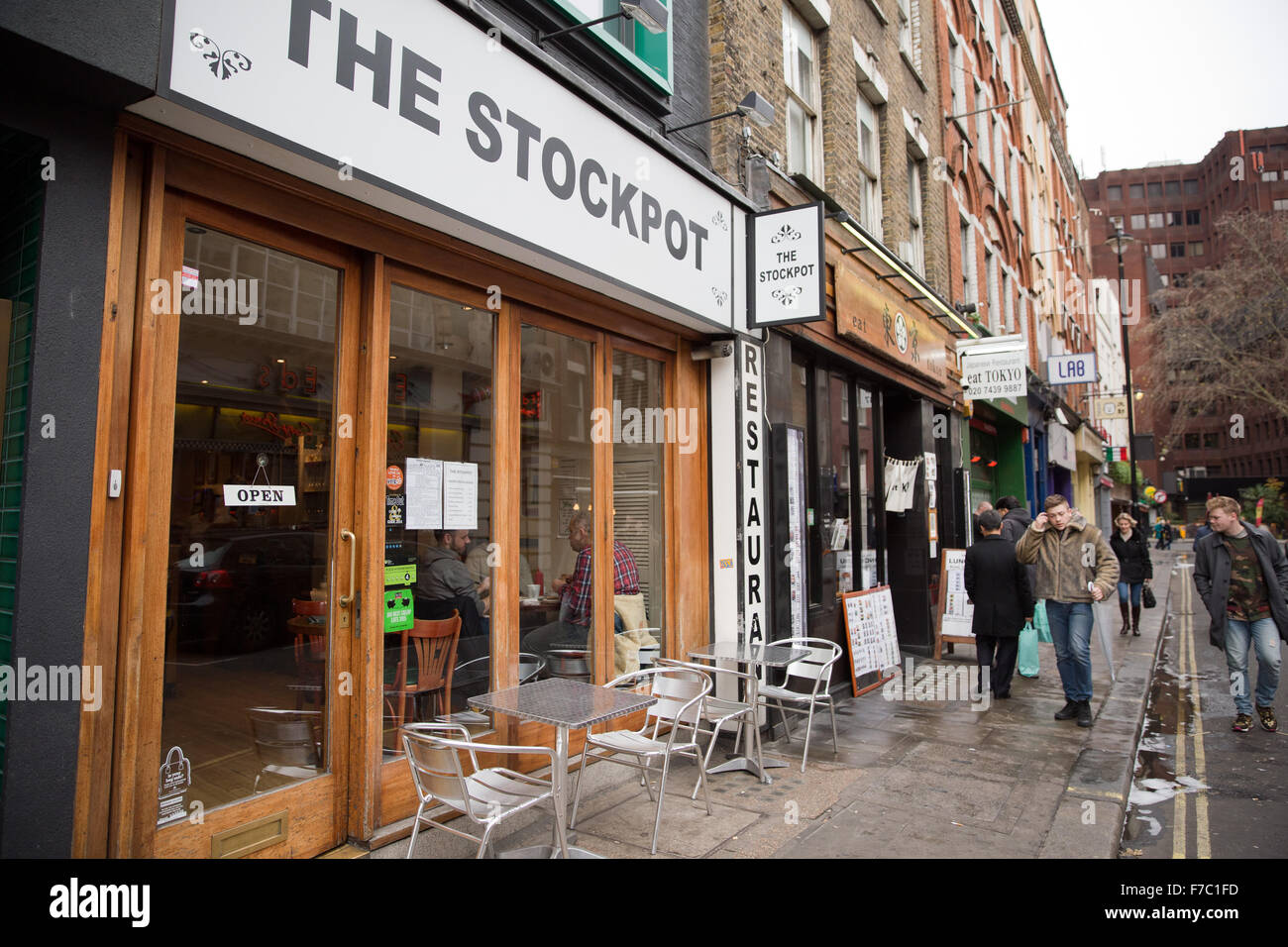 On Old Compton Street In Soho Stock Photos & On Old Compton Street In