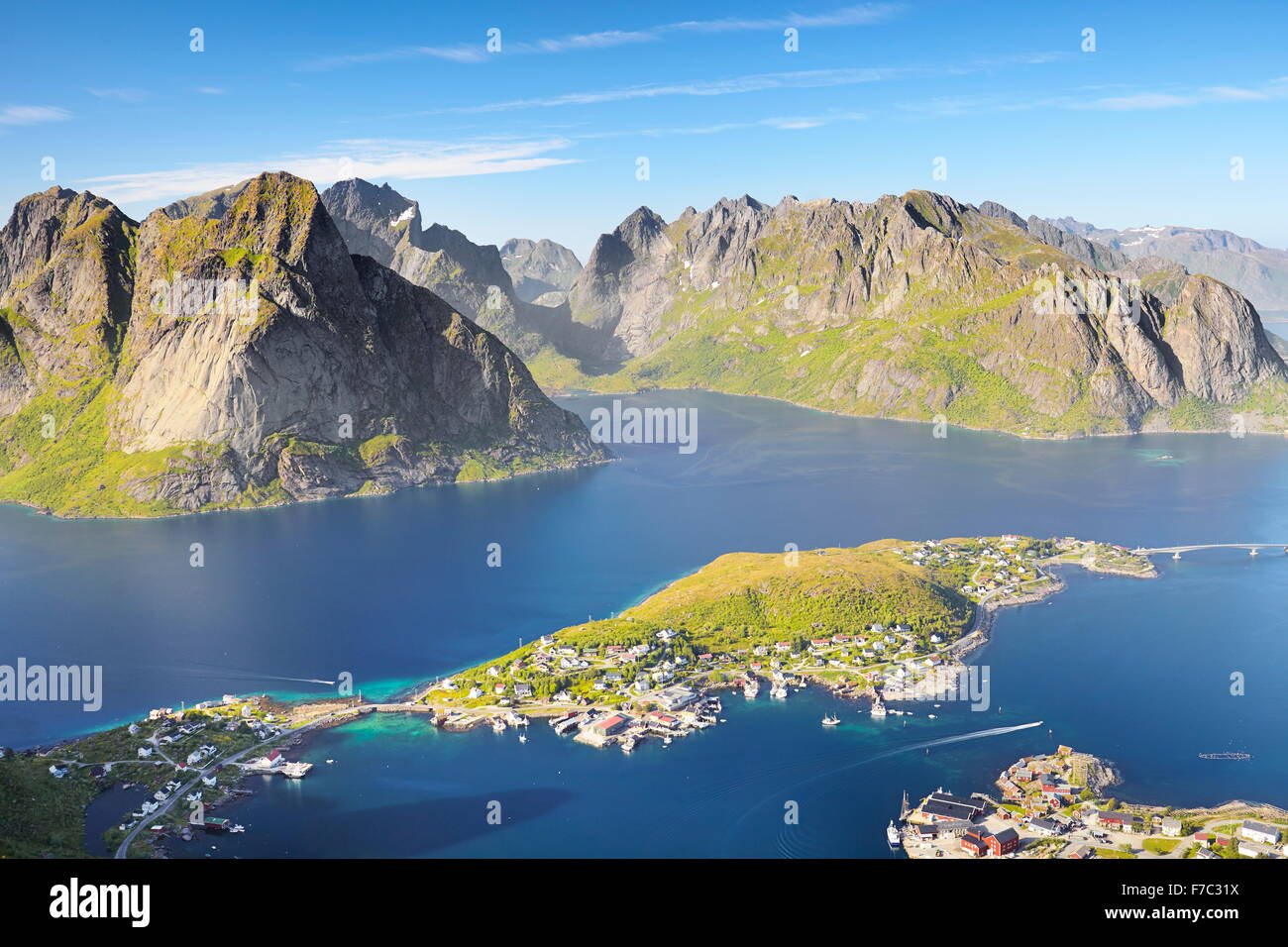 Lofoten Islands, Reine, Moskenes, Norway Stock Photo