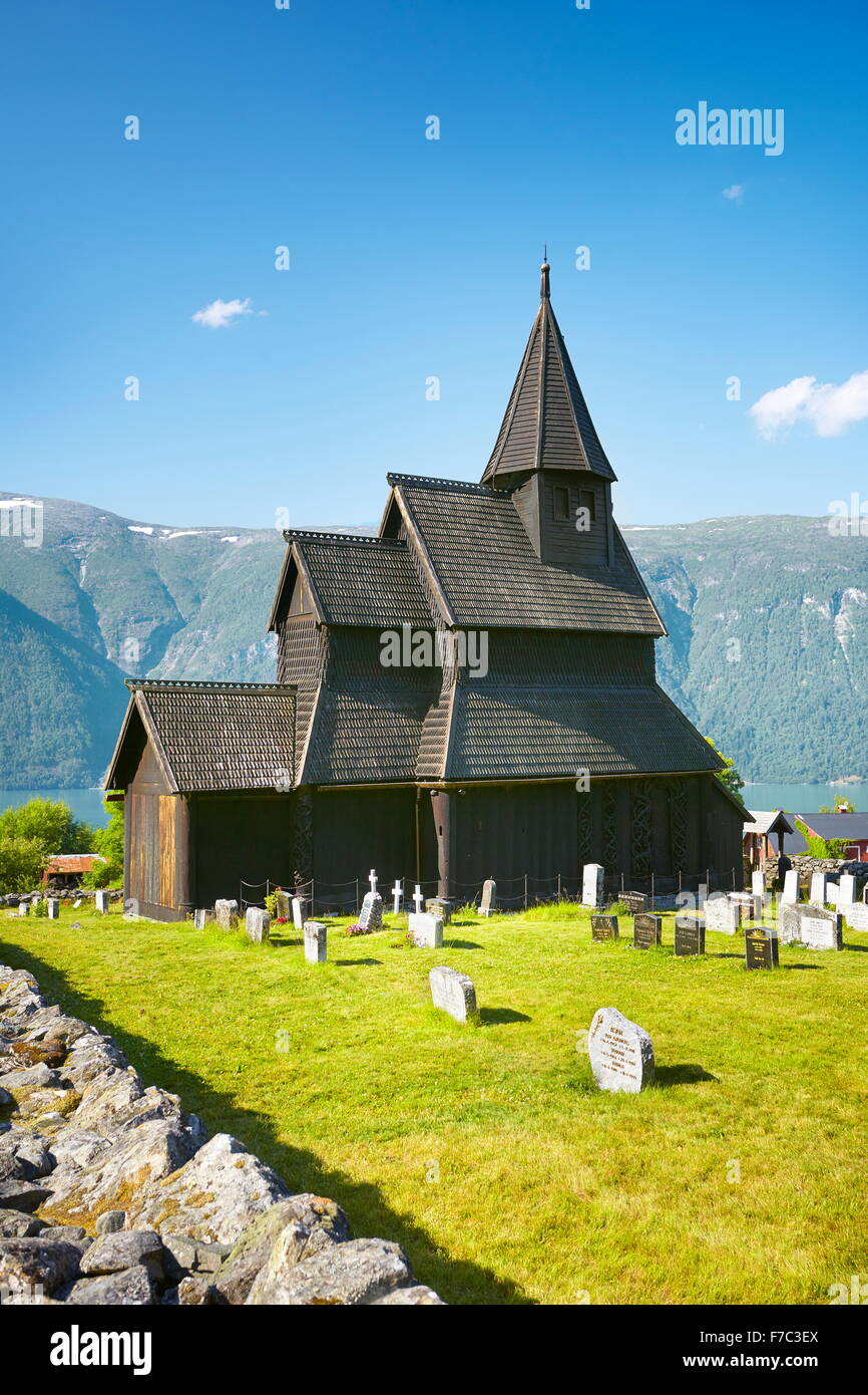 Urnes Stave Church, Unesco, Norway Stock Photo