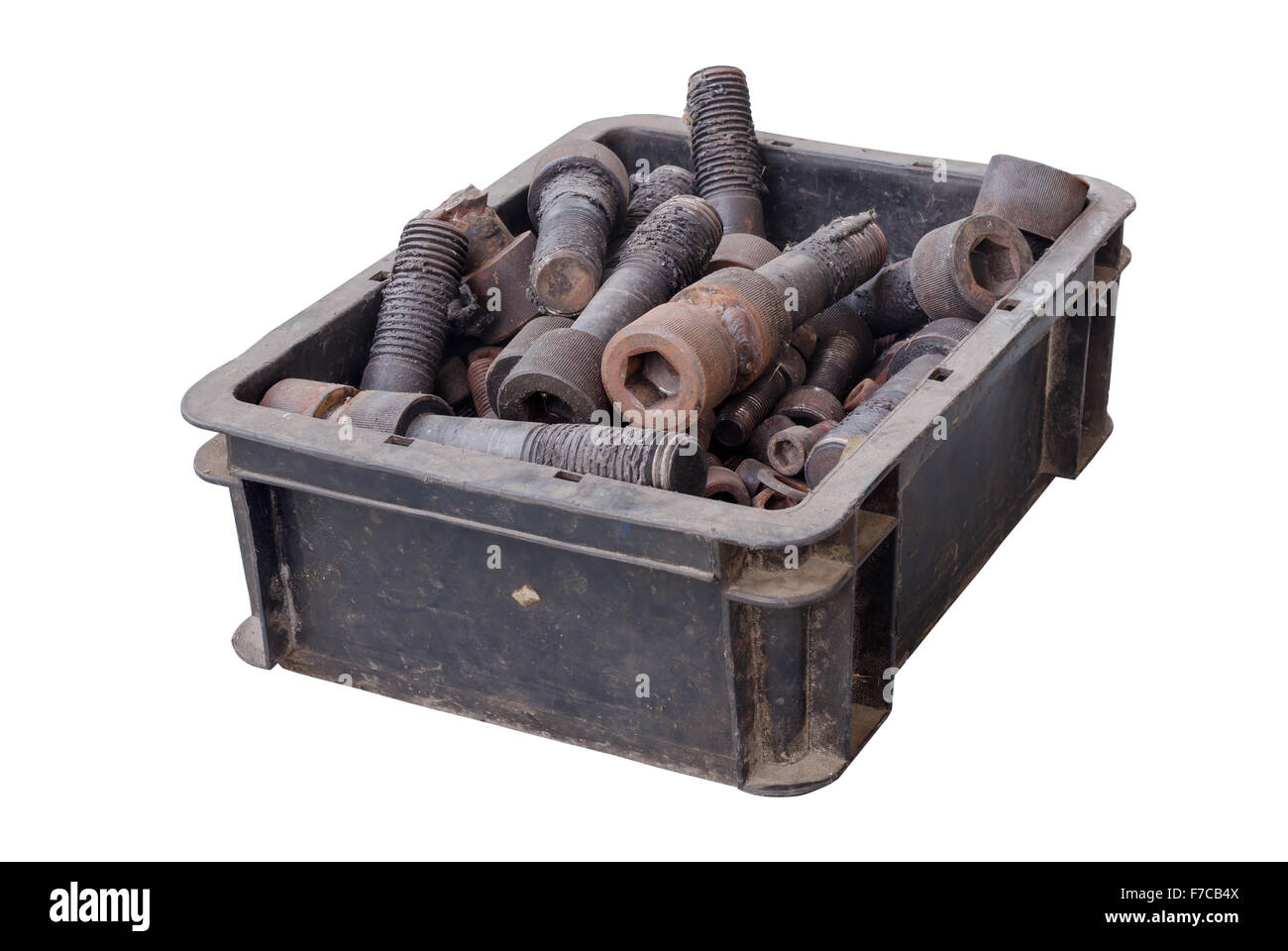 Old rusty nuts and bolts Stock Photo Alamy