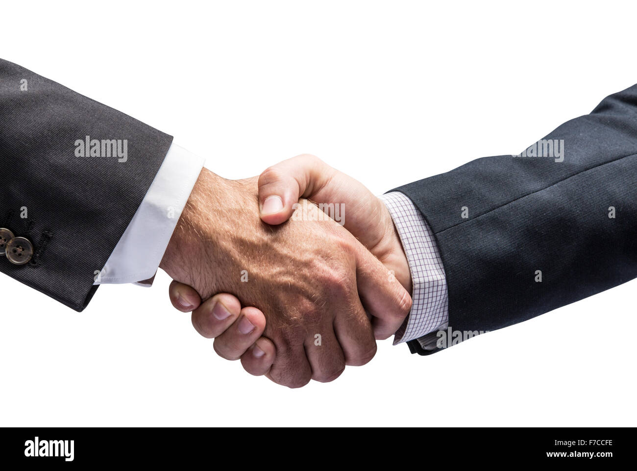 Handshake. Closeup shot of hands. File contains clipping paths. Stock Photo