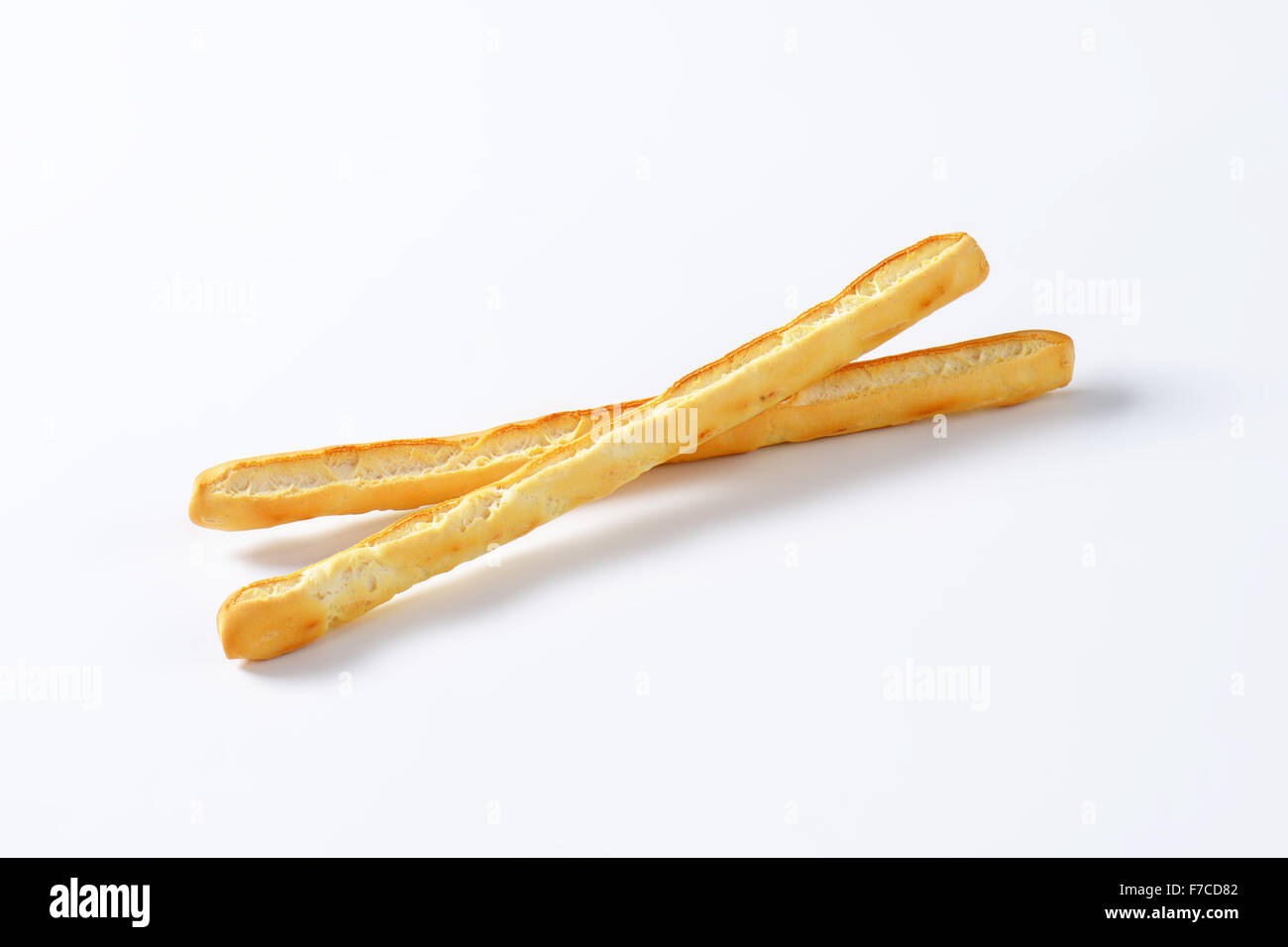 Grissini breadsticks with olive oil Stock Photo