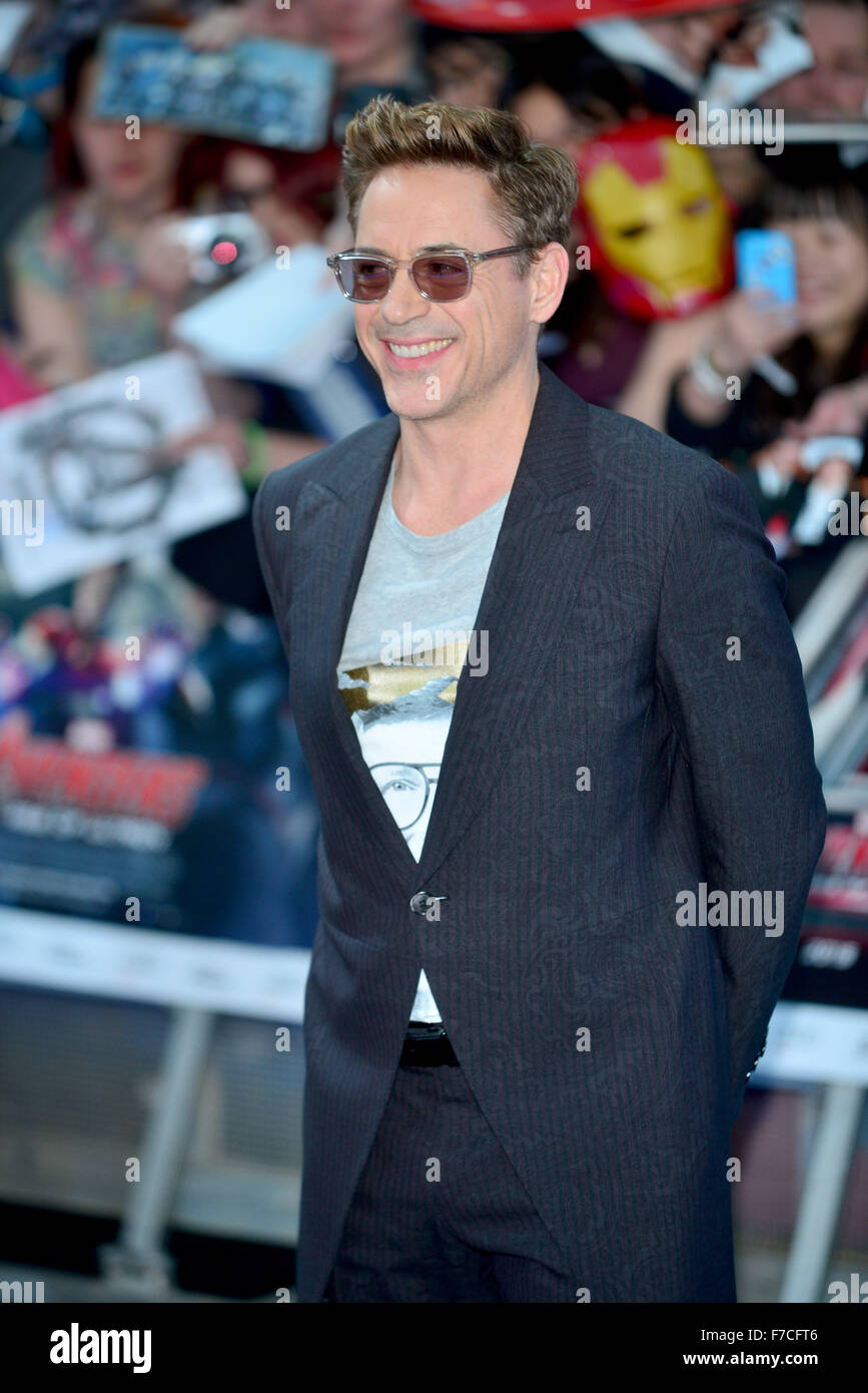 Robert Downey Jr at The Avengers: Age of Ultron - European Film ...