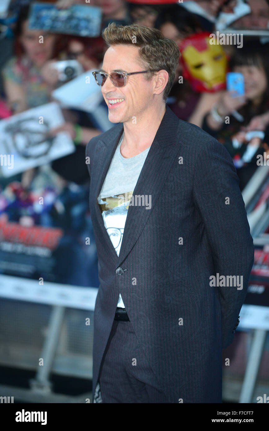 Robert Downey Jr at The Avengers: Age of Ultron - European Film ...