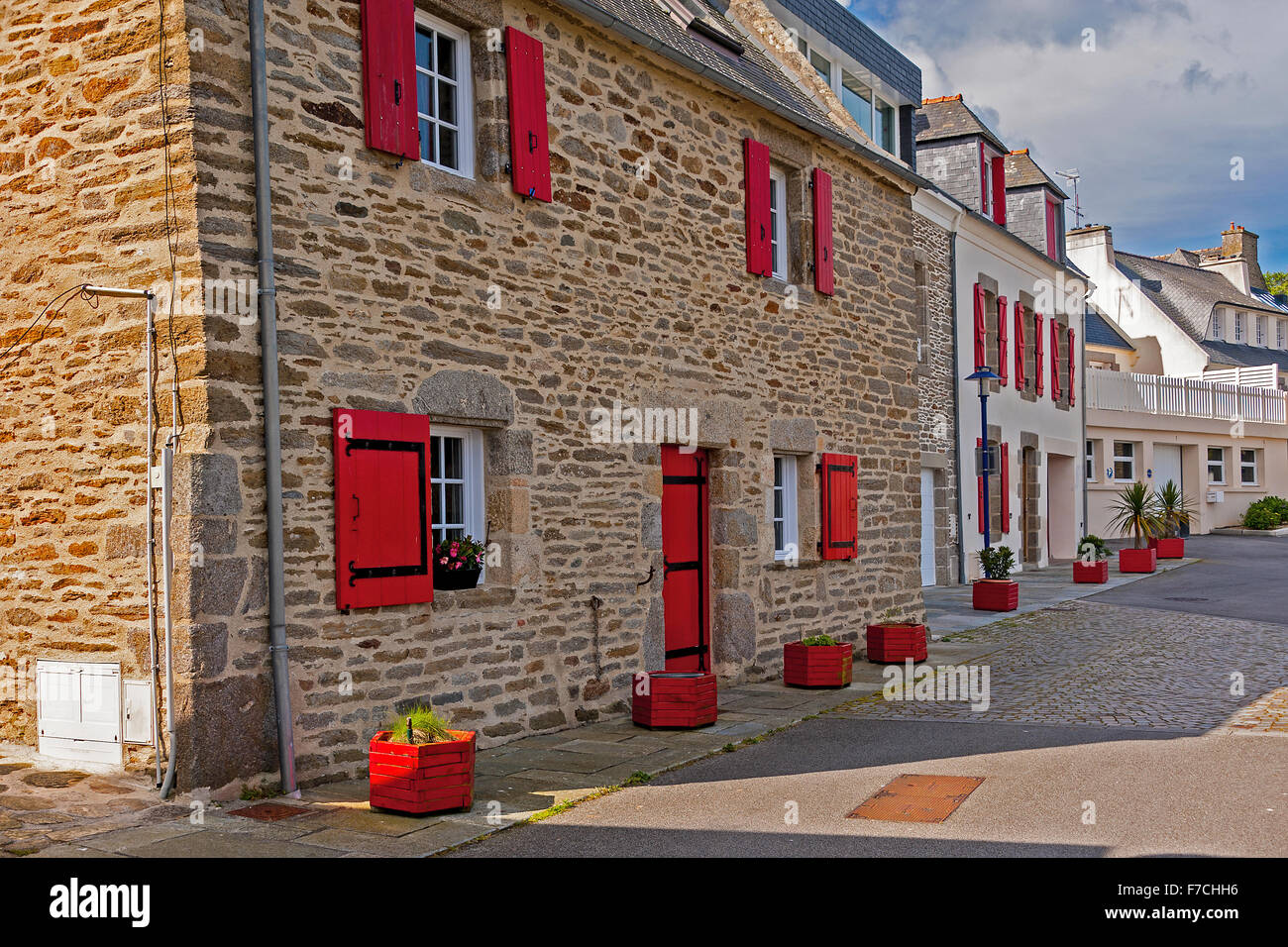 French Brittany Typical House Stock Photo - Download Image Now - House,  France, Cottage - iStock