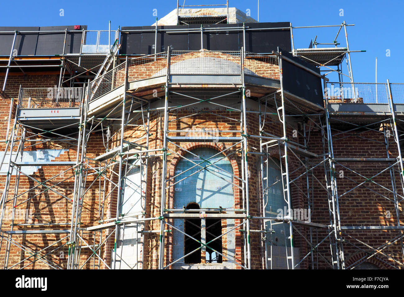 An Orthodox church under construction in North Perth, Western Australia