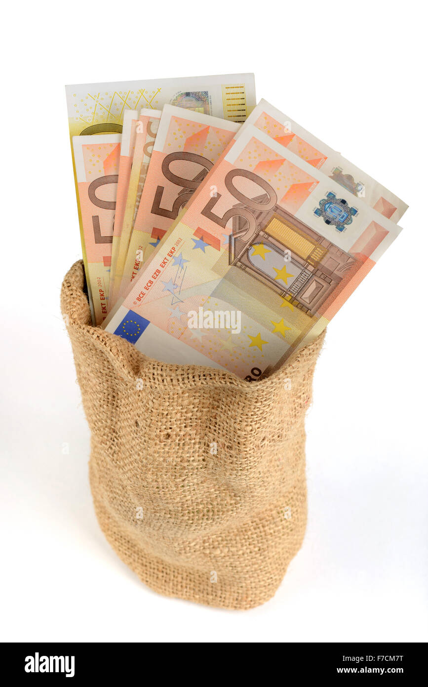 Money in the bag Stock Photo Alamy