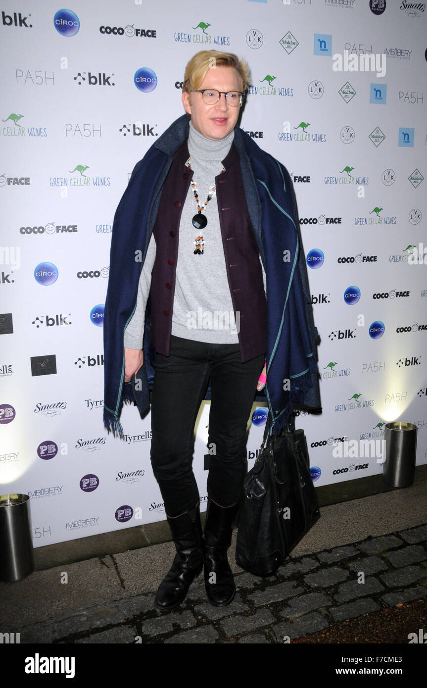 London, UK, 27 November 2014, Henry Conway attends the PA5H fashion launch at the Wallace Collection. Stock Photo