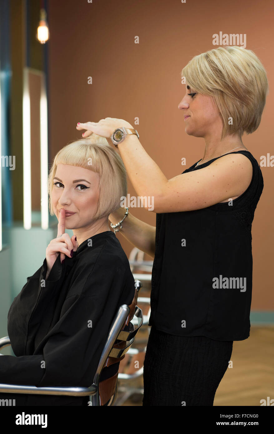 Hair salon chair hires stock photography and images Alamy