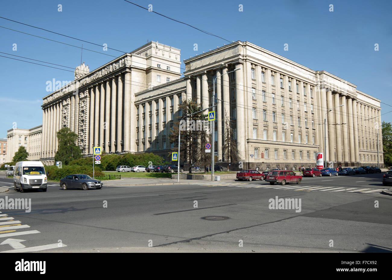 St Petersburg, Russia, Palace of the Soviets Stock Photo Alamy