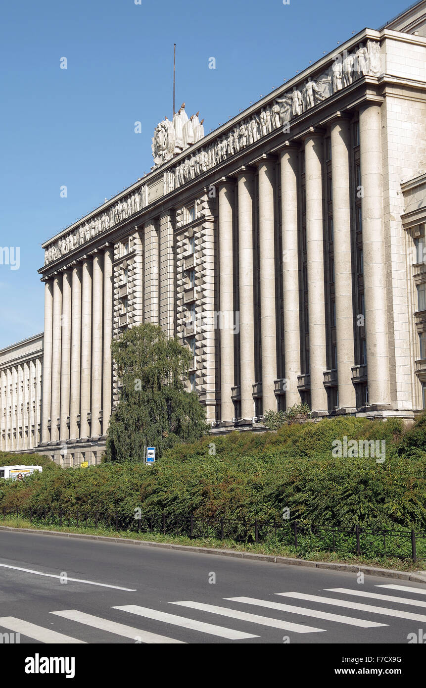 St Petersburg, Russia, Palace of the Soviets Stock Photo Alamy