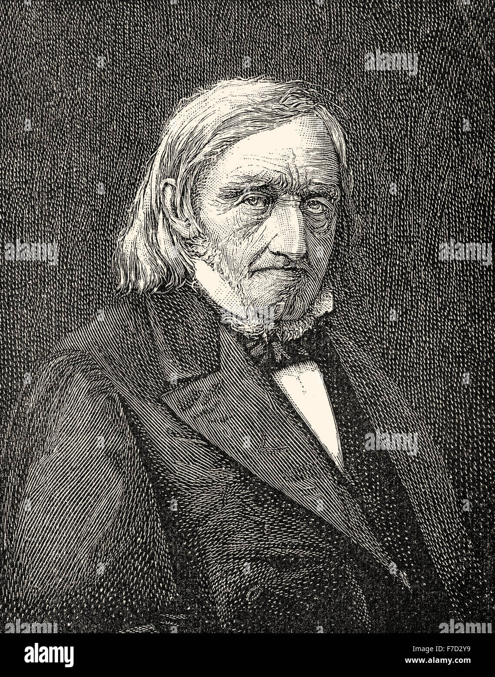 Karl Ernst Ritter von Baer, Edler von Huthorn, 1792-1876, an Estonian scientist and explorer Stock Photo