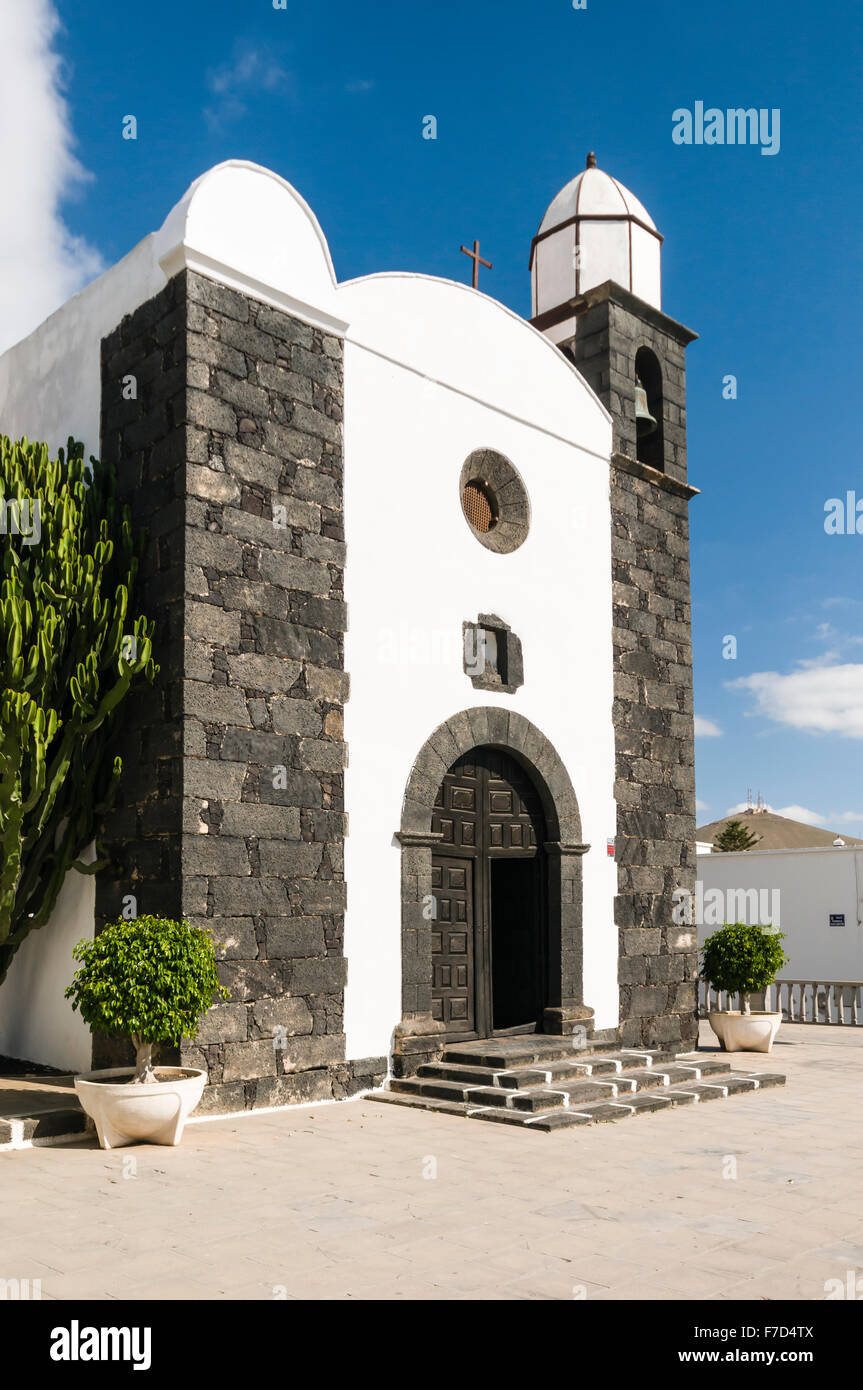 Church in San Bartolomé, Lanzarote Stock Photo