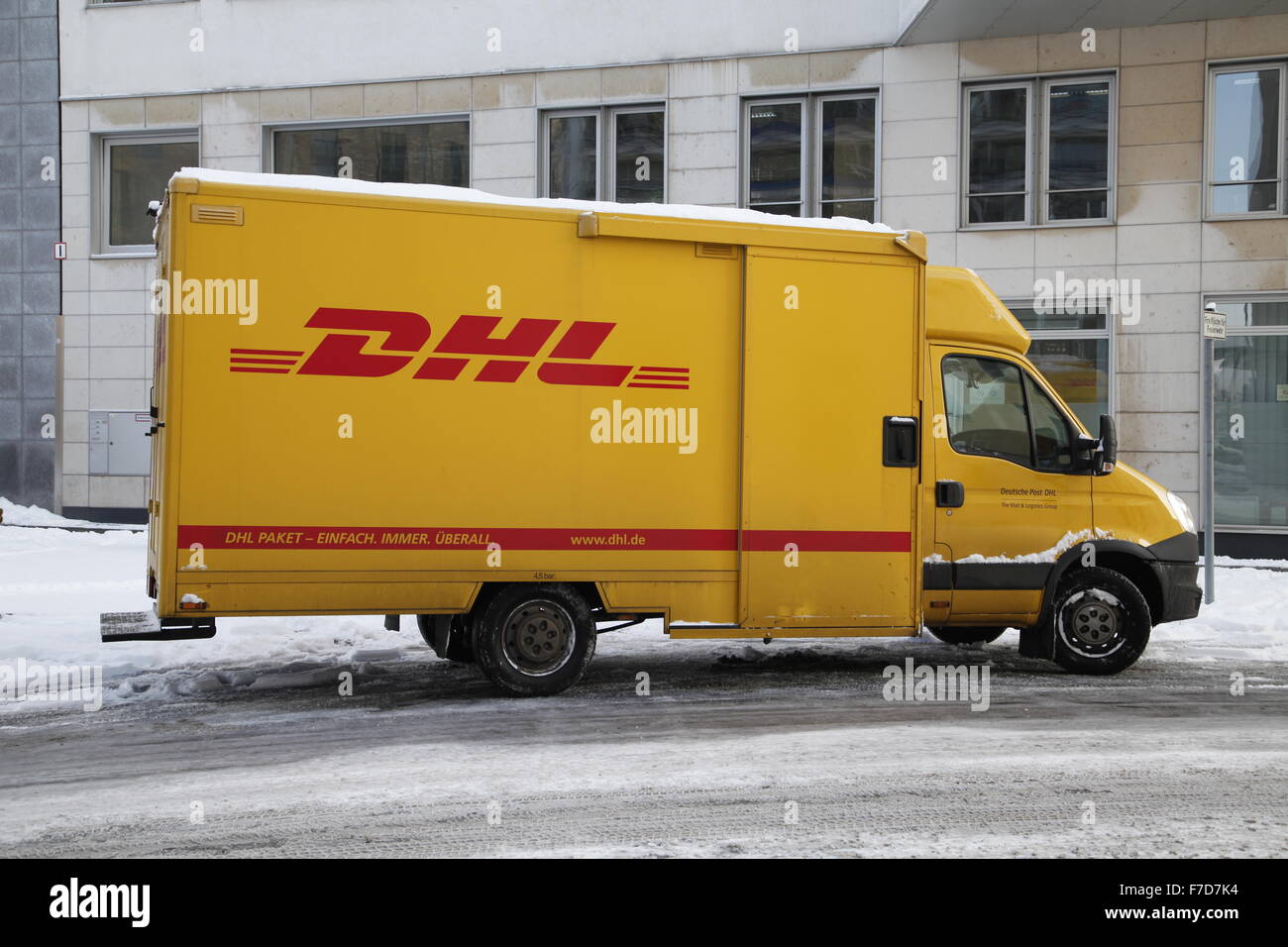 Dhl transporter hi-res stock photography and images - Alamy