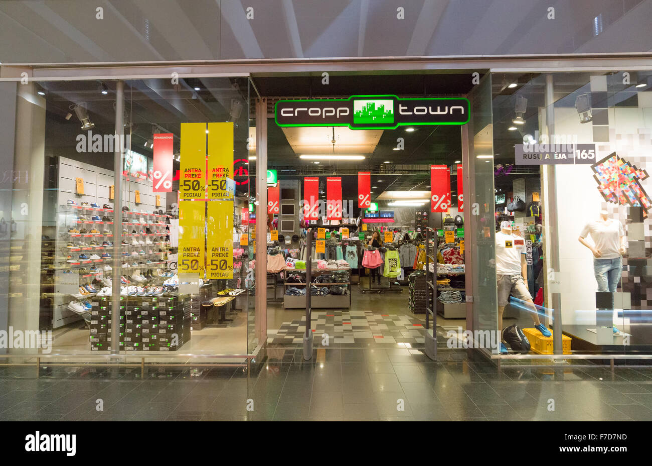 KLAIPEDA,LITHUANIA Juli 31 visit of shopping center "Acropolis" on