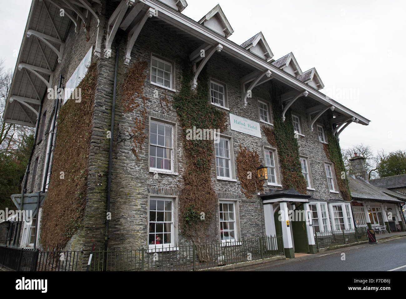 The Hafod Hotel at Devil's Bridge in Wales Stock Photo Alamy