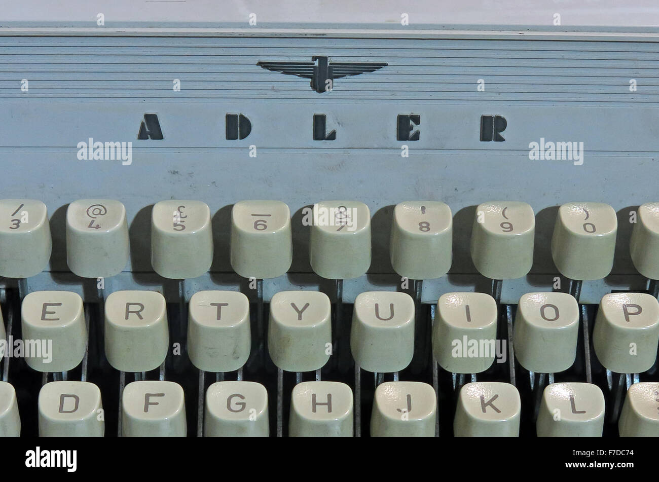 Antique Triumph Adler Gabriele20 mechanical typewriter - Adler logo Stock Photo