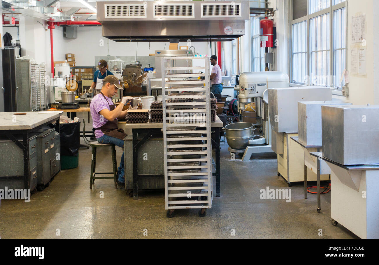 Lilac chocolate factory in industry city Brooklyn NYC Stock Photo Alamy