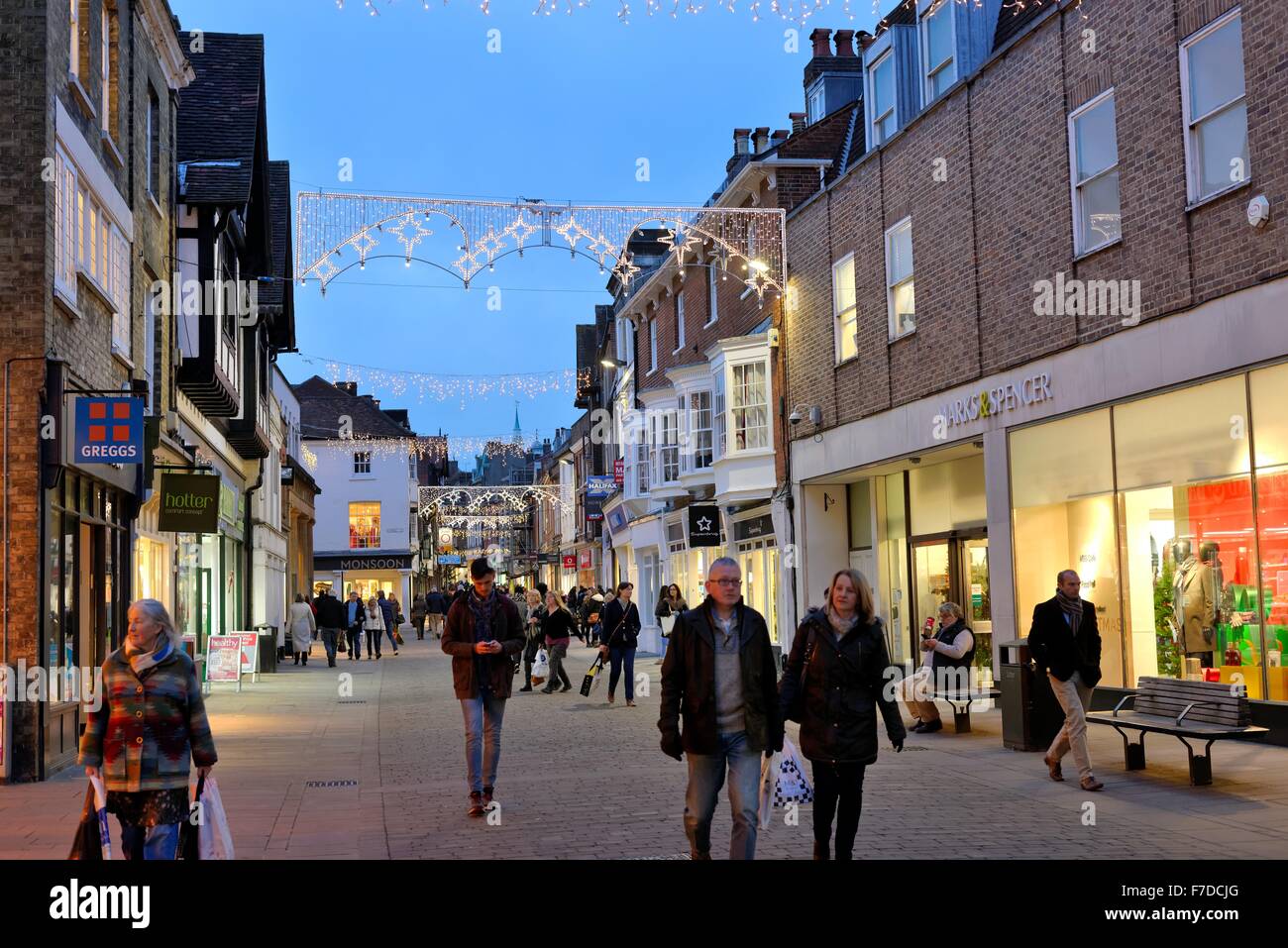 Winchester high street hi-res stock photography and images - Alamy