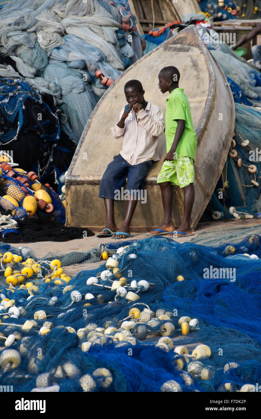 Ghana floats for fishing west africa hi-res stock photography and ...