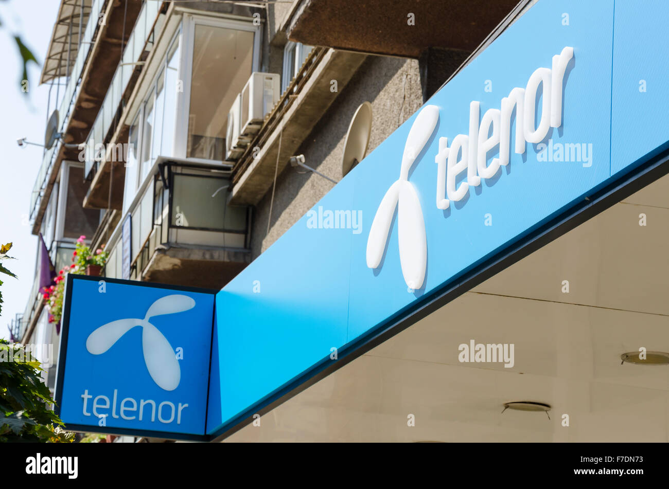 Telenor Bulgaria, Veliko Tirnovo Stock Photo