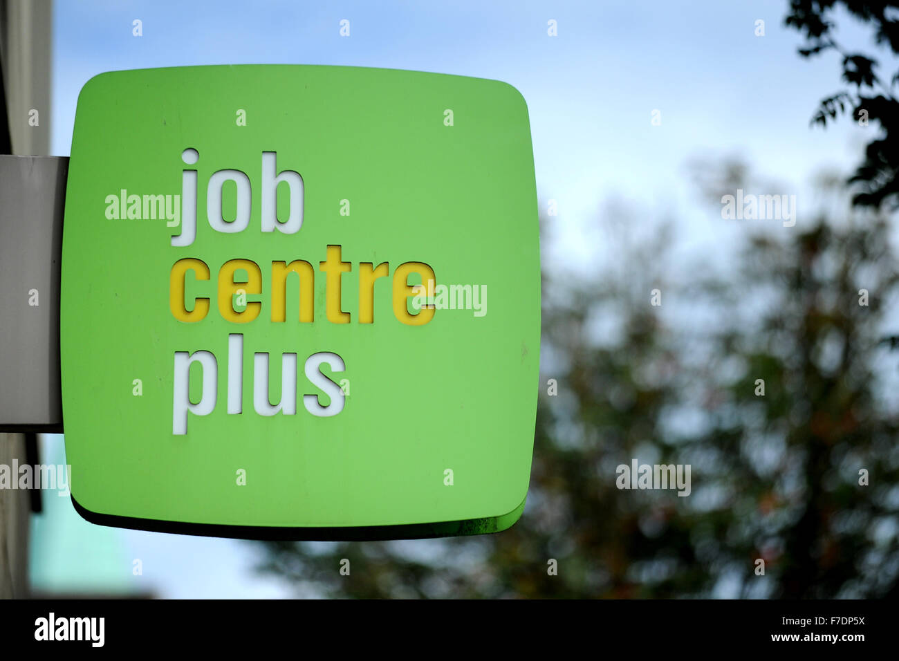 Job centre plus sign logo. Stock Photo