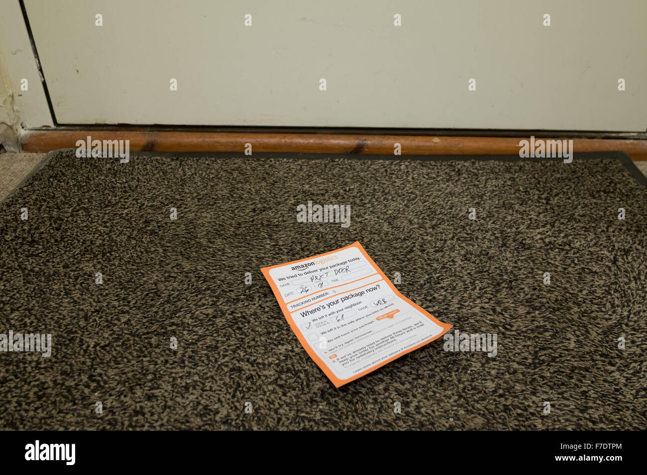 Delivery Note High Resolution Stock Photography and Images - Alamy