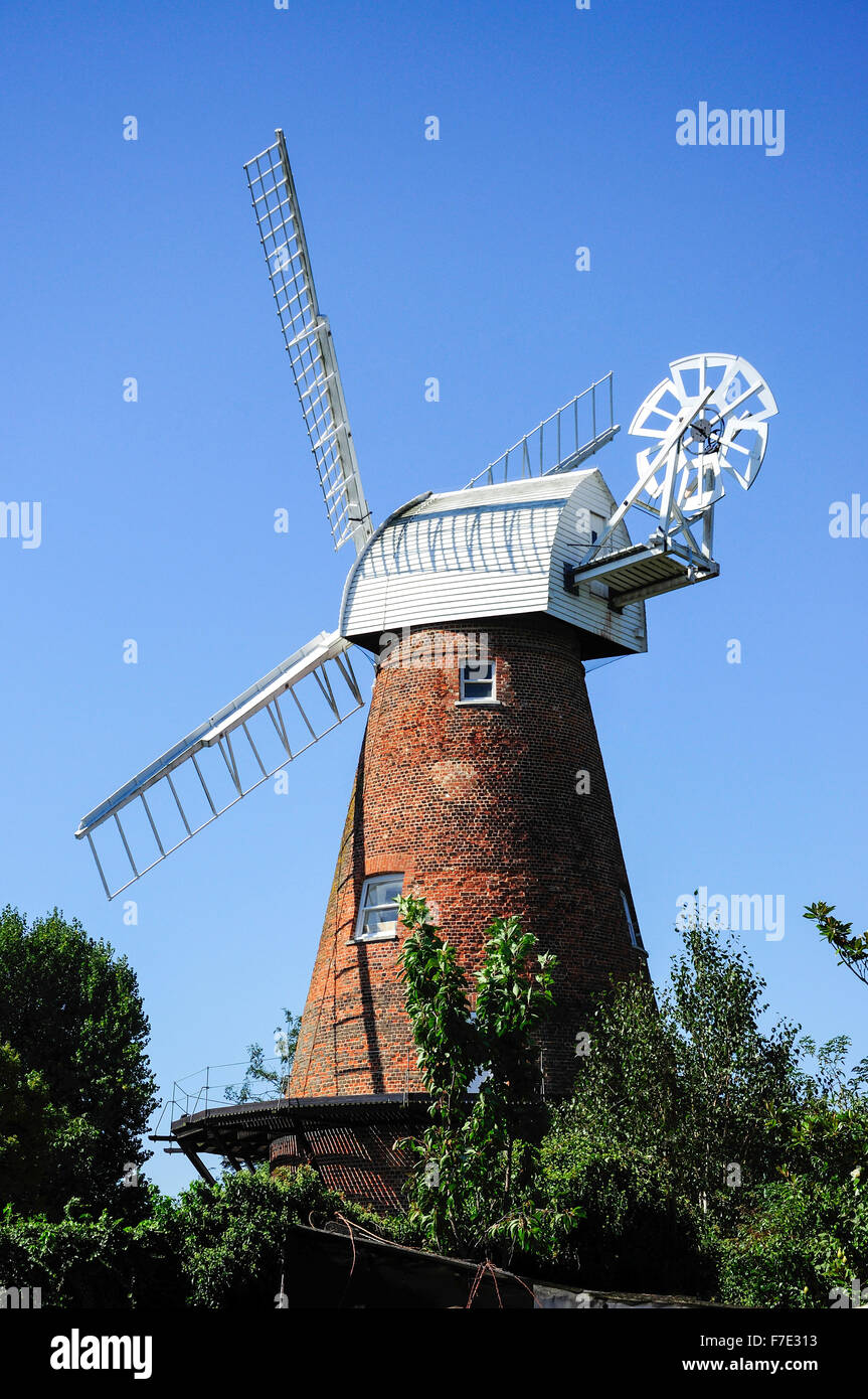 Rayleigh Windmill, Bellingham Lane, Rayleigh, Essex, England, United Kingdom Stock Photo