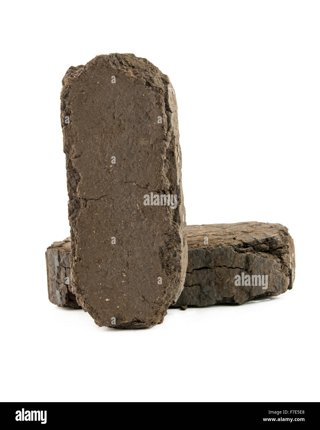 peat fuel blocks for use in an open fire Stock Photo Alamy