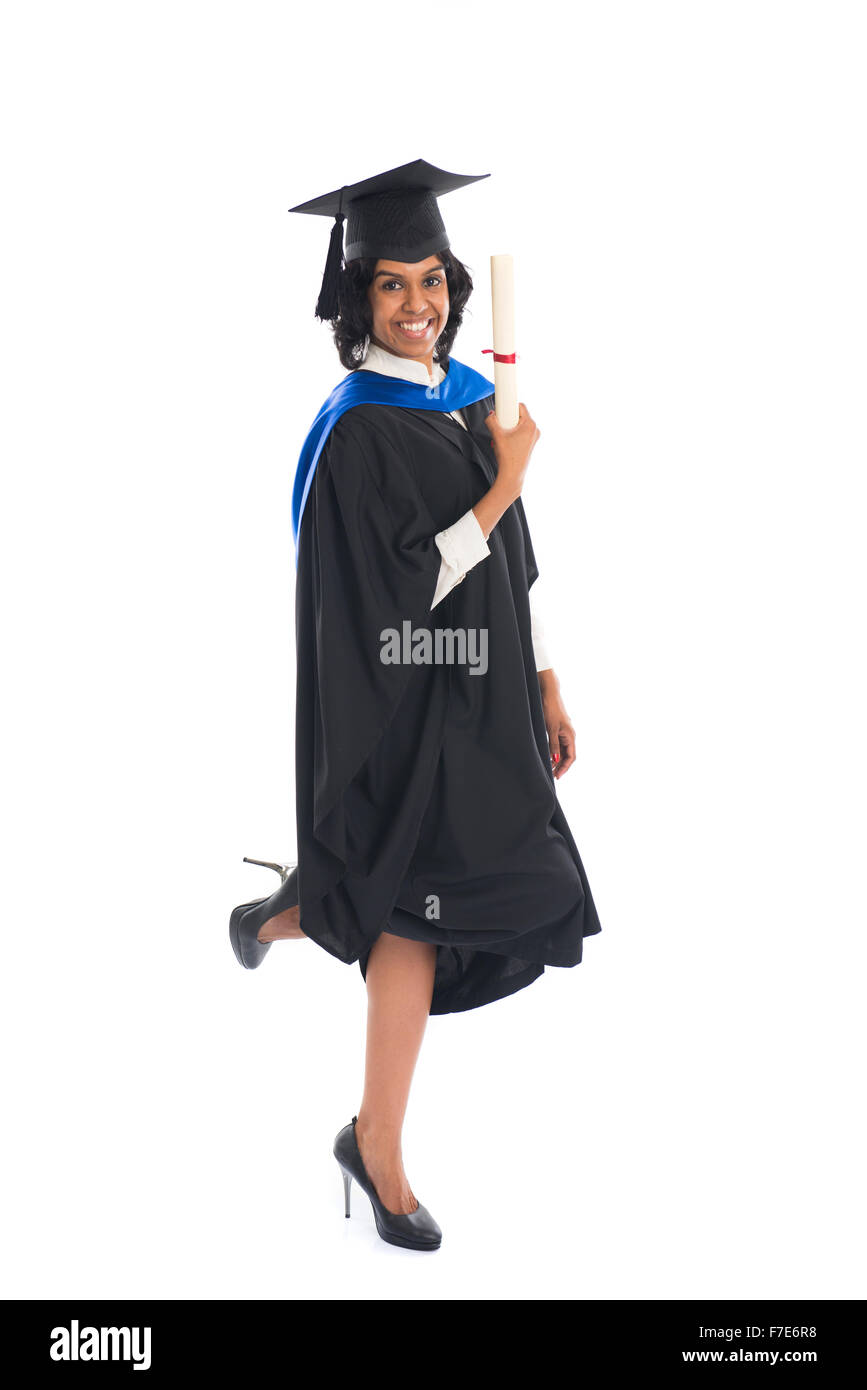 Female college student diploma Cut Out Stock Images & Pictures - Alamy