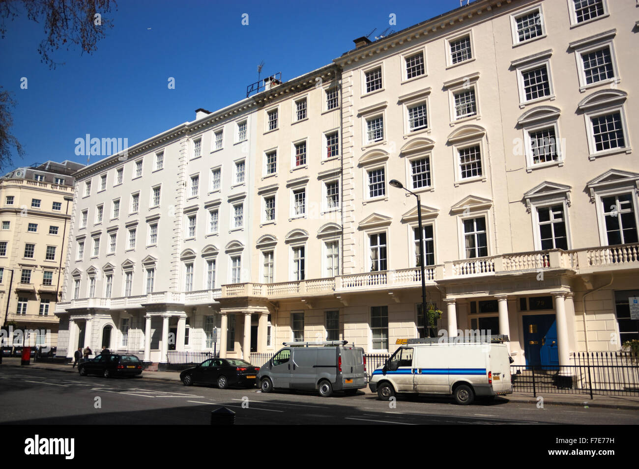 London, Belgrave Road Stock Photo Alamy
