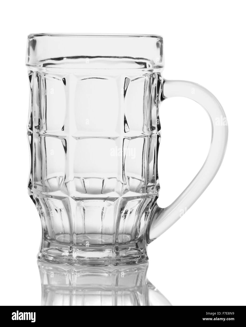 Beer Mug. Isolated with Clipping Path. Stock Photo