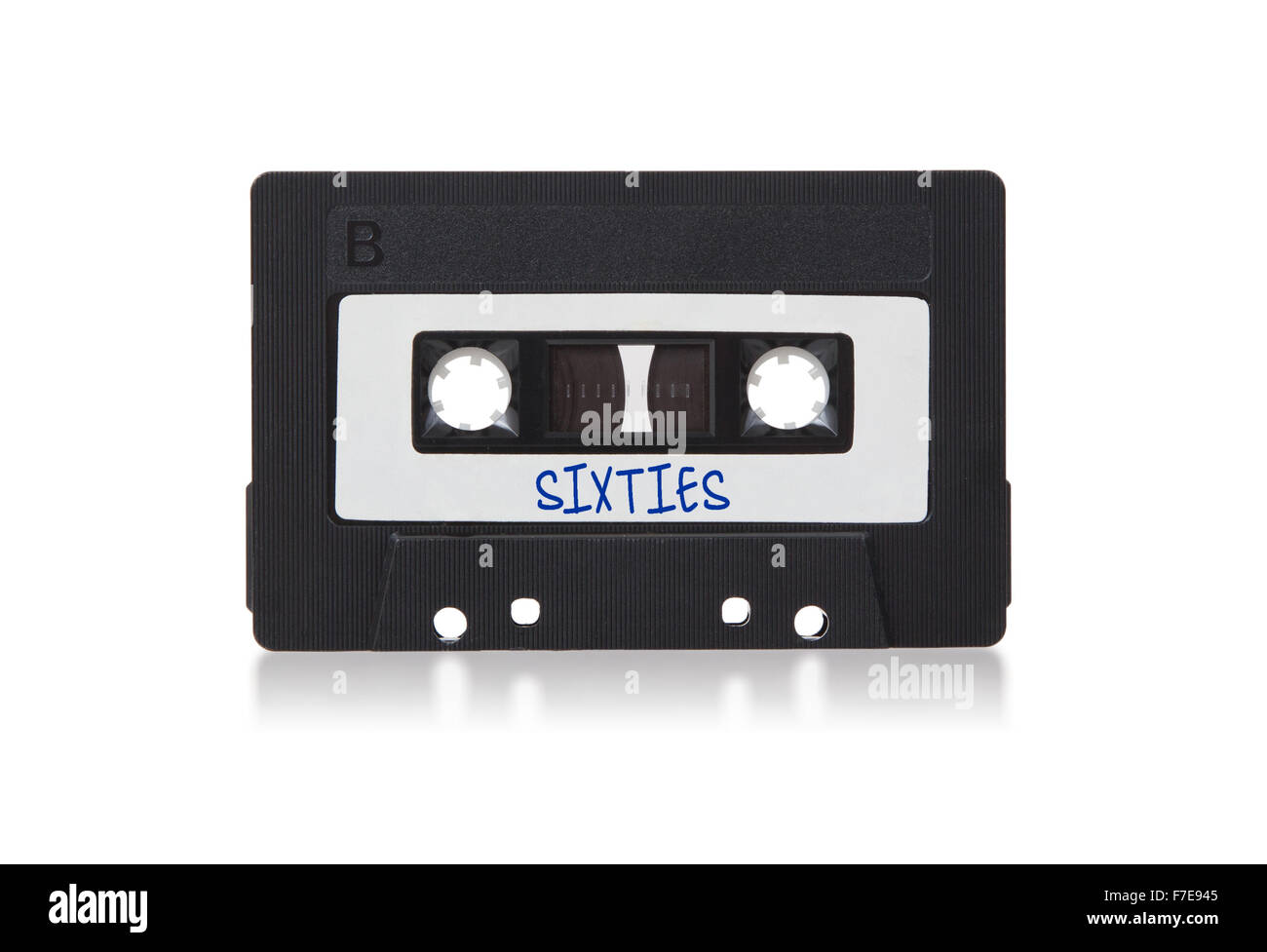 Vintage audio cassette tape, isolated on white background, best of the ...
